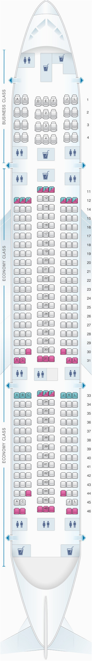 american airline seating chart unique seatguru seat map air france