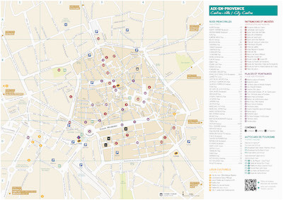 maps aix en provence a tourist office