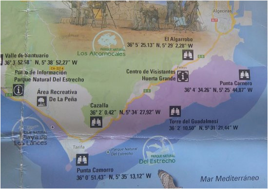 map shows birds observation points close to huerta grande thanks to