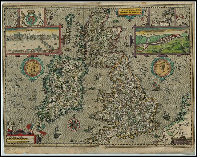 map of great britain and ireland made in 1610 maps charts and