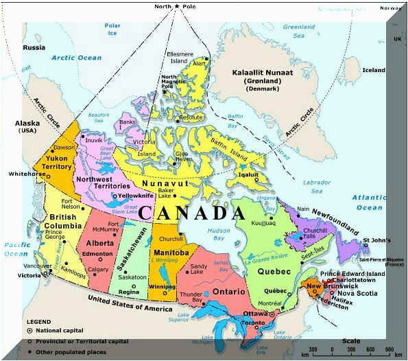 Arctic Circle Canada Map Plan Your Trip With These 20 Maps Of Canada Of Arctic Circle Canada Map 