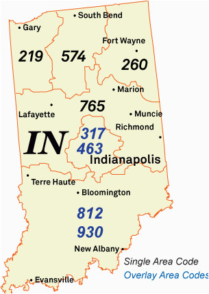 oucc indiana area codes