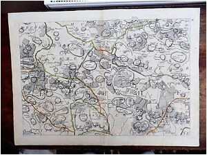 details about 1769 kent andrews dury herbert antique map original ashford tenterden benenden