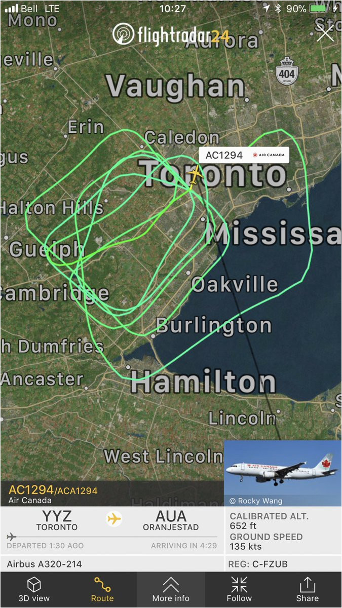 tom podolec aviation on twitter diversion air canada ac1294 to