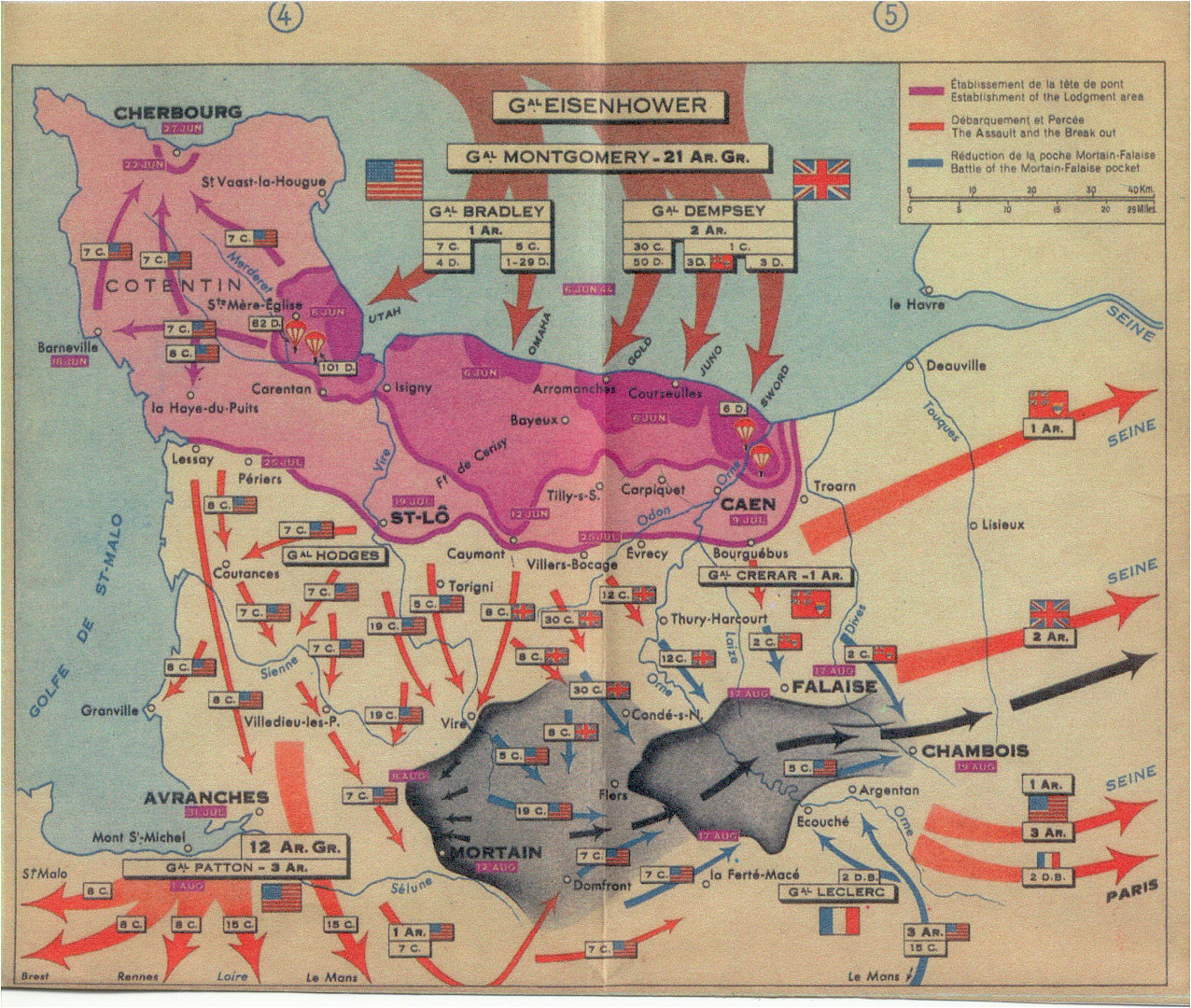 Battle Of France 1940 Map The Story Of D Day In Five Maps Vox Secretmuseum 2458