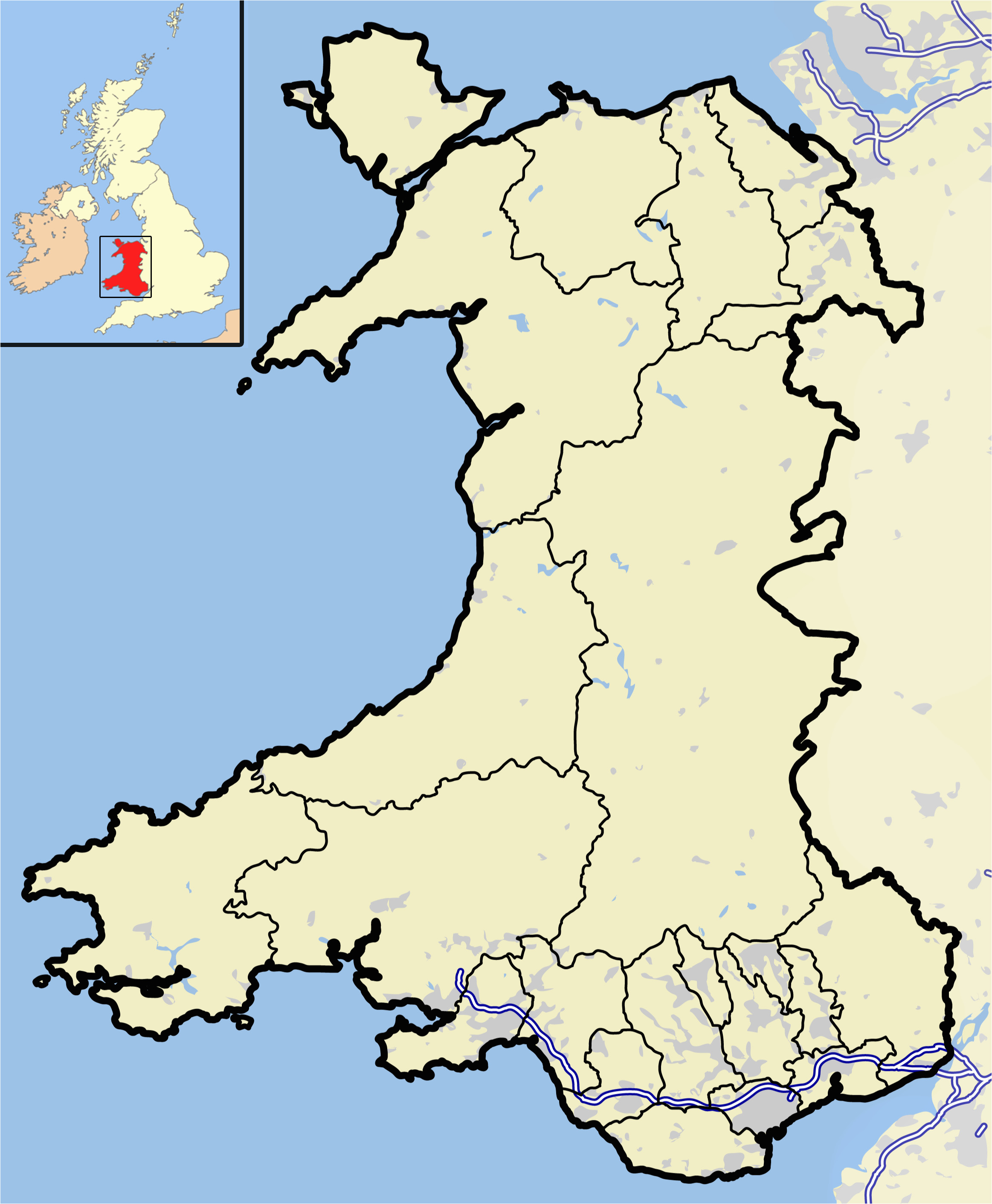 file wales outline map with uk png wikimedia commons