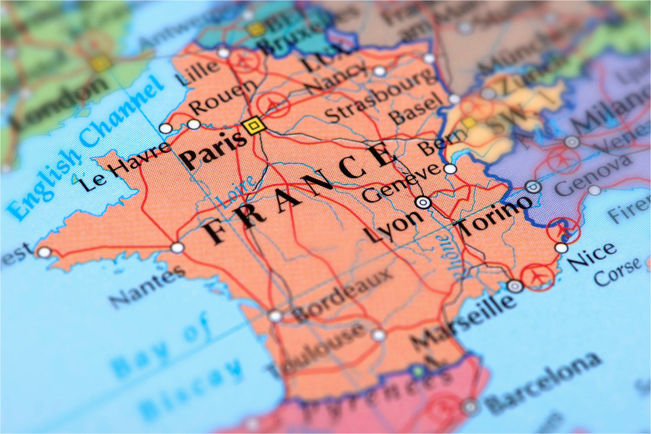 geography and information about france