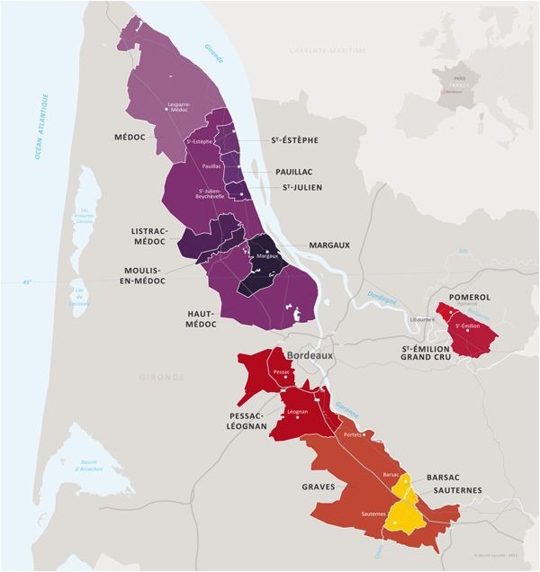 wine map cartographie du guide de l ugcb union des grands crus de