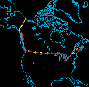 canada united states border wikipedia