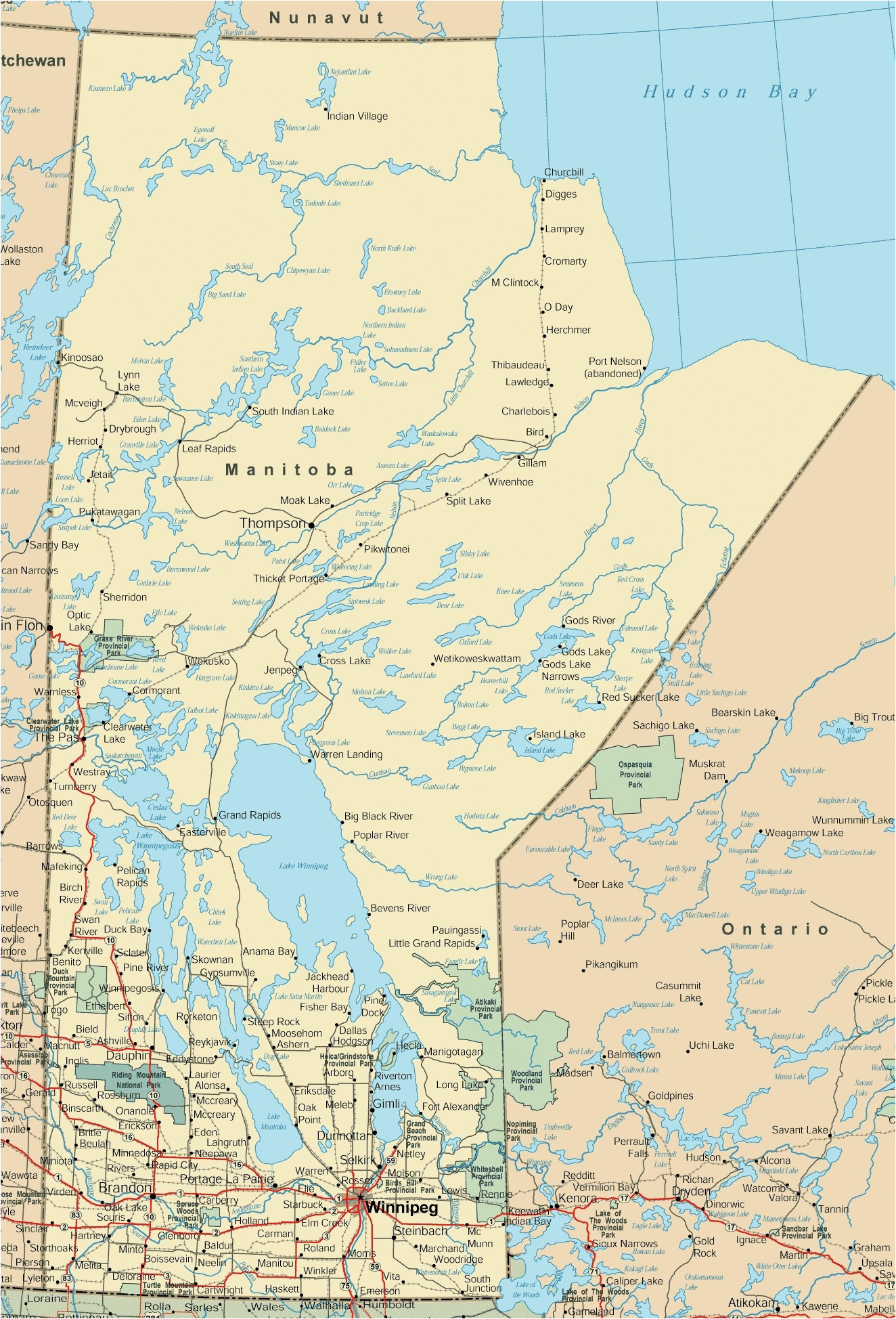 Brandon Canada Map | secretmuseum