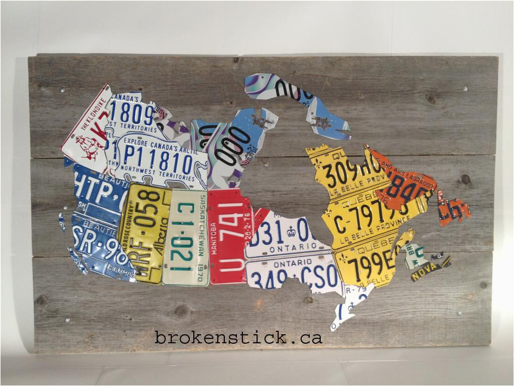brokenstick ca license plate products