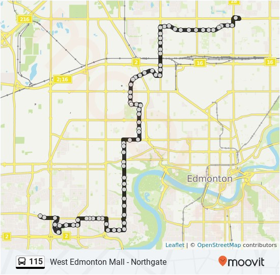115 route time schedules stops maps northgate transit centre