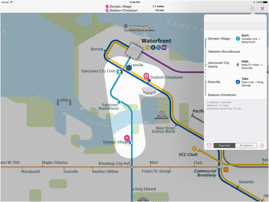 vancouver rail map lite app price drops