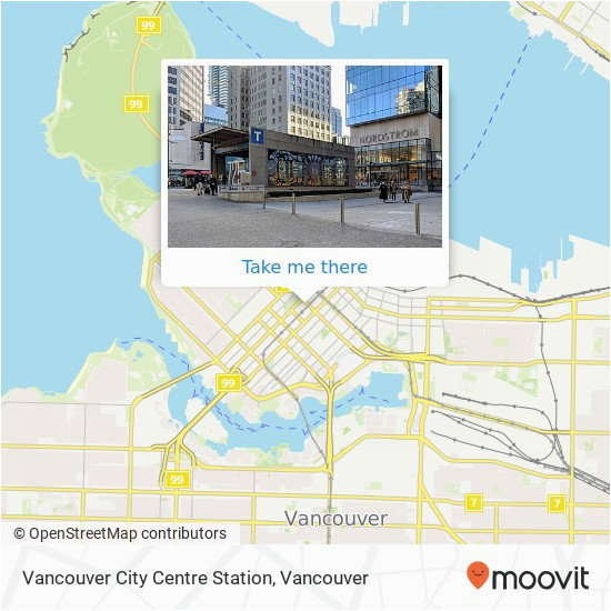 how to get to vancouver city centre station in vancouver by bus or