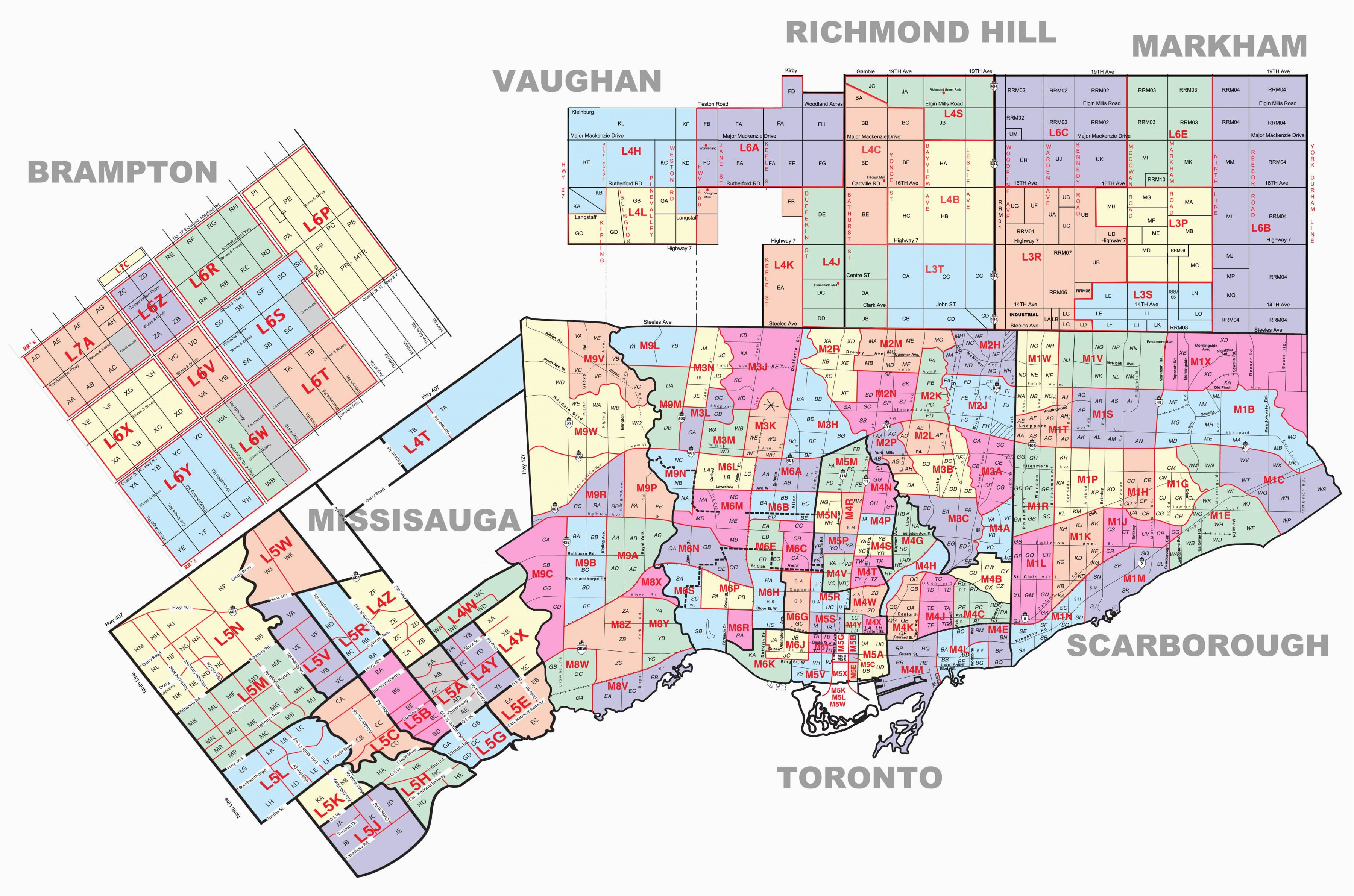 Canada Post Postal Code Map toronto secretmuseum