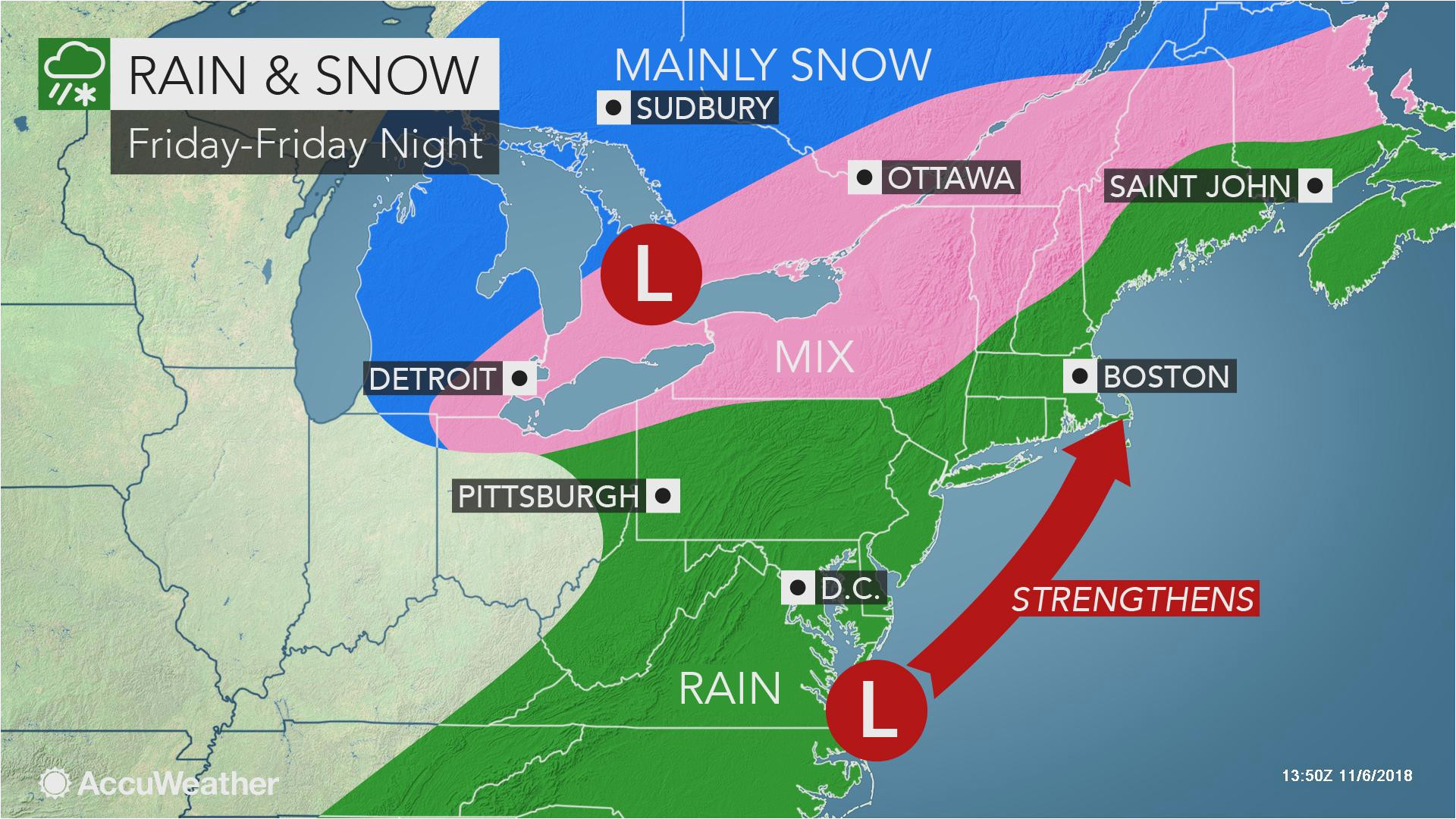 stormy weather to lash northeast with rain wind and snow at