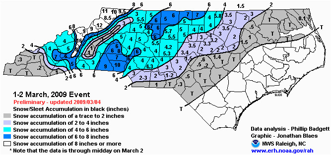 march 2 2009 winter storm