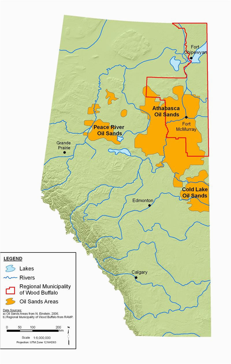 Canada Tar Sands Map Resources Image Gallery Regional Aquatics Monitoring Of Canada Tar Sands Map 