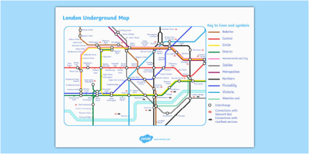 london underground map