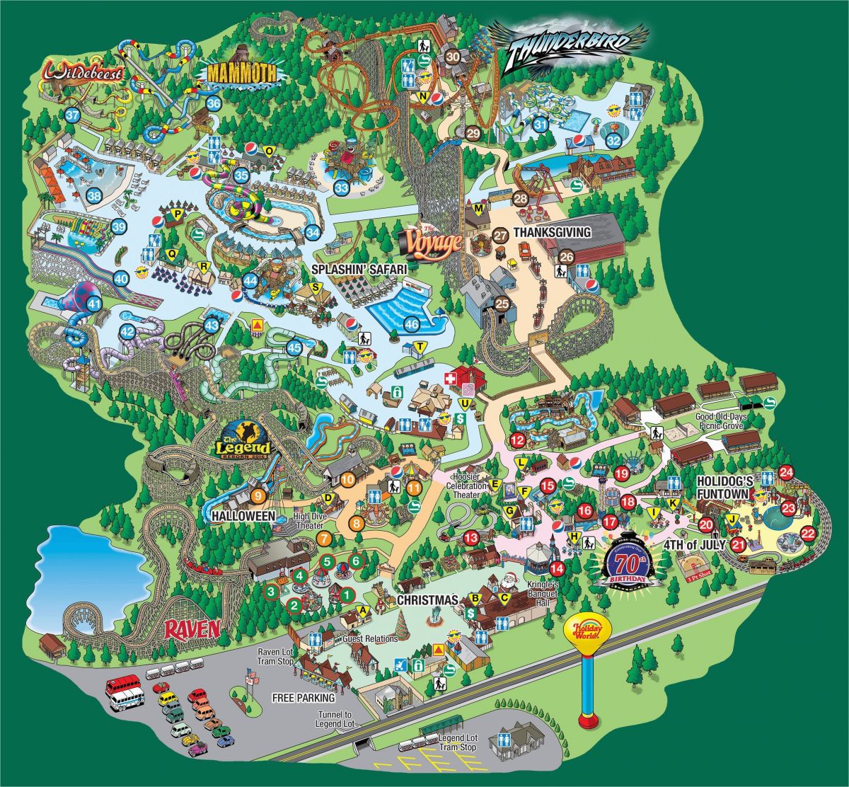 Canadas Wonderland Map Splashin Safari Park Map In 2019 Family