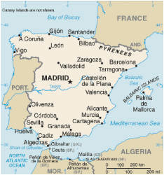 spanish speaking countries maps