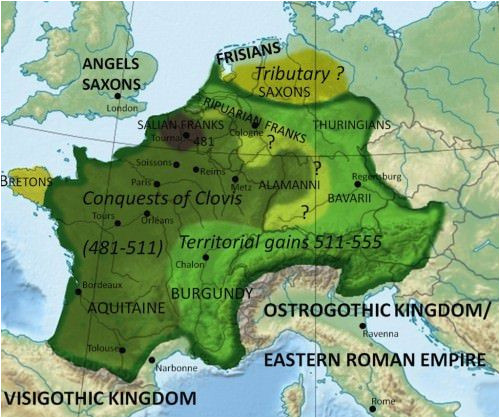 the rise of the frankish kingdom and the merovingian dynasty about