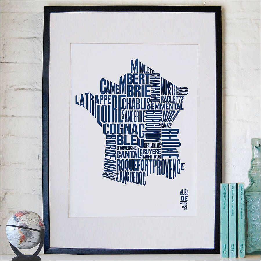 french cheese and wine map print maps french cheese