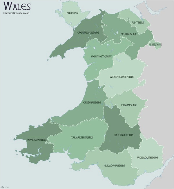 counties of wales united kingdom