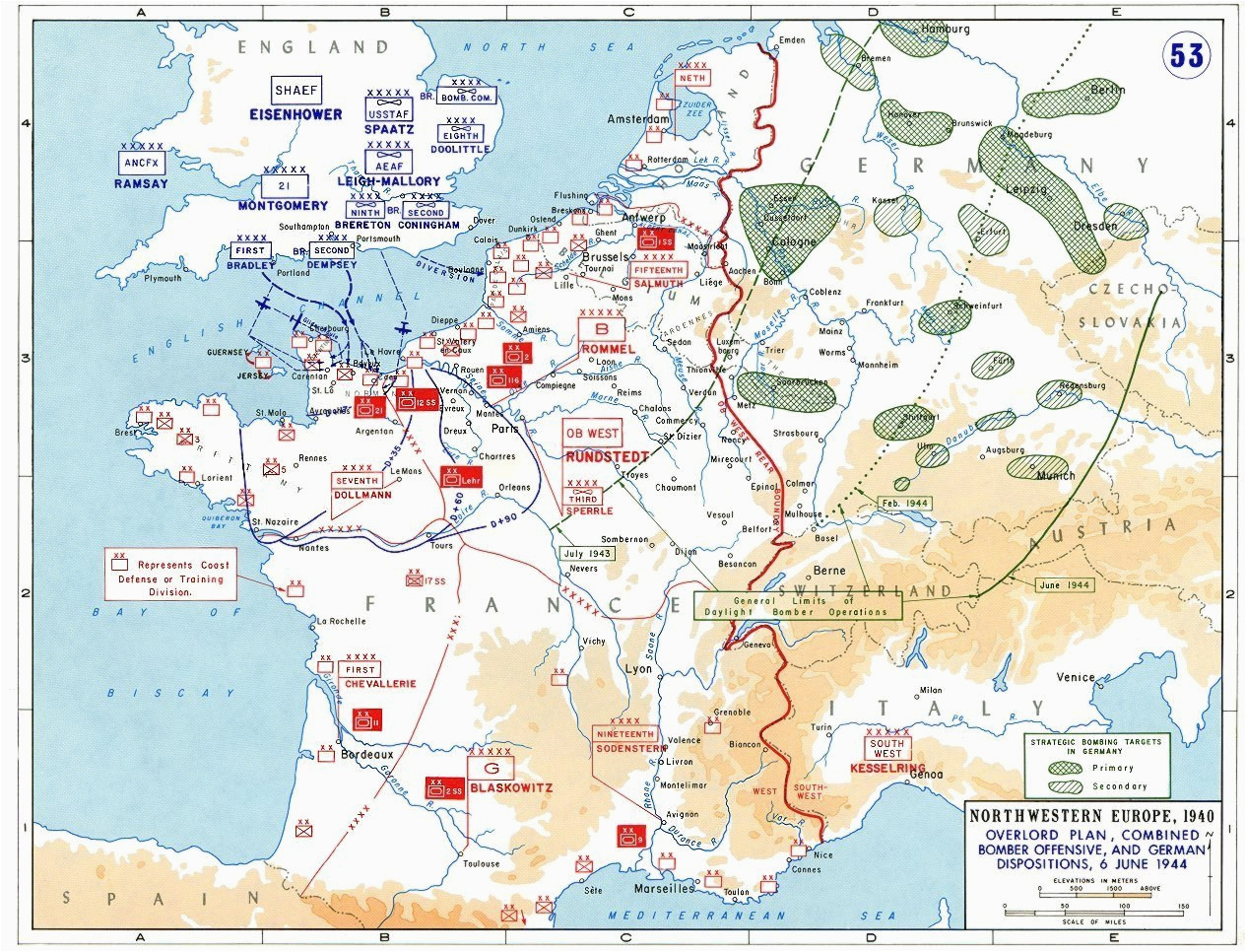 D Day Beaches Normandy France Map The Story Of D Day In Five Maps Vox Of D Day Beaches Normandy France Map 1 