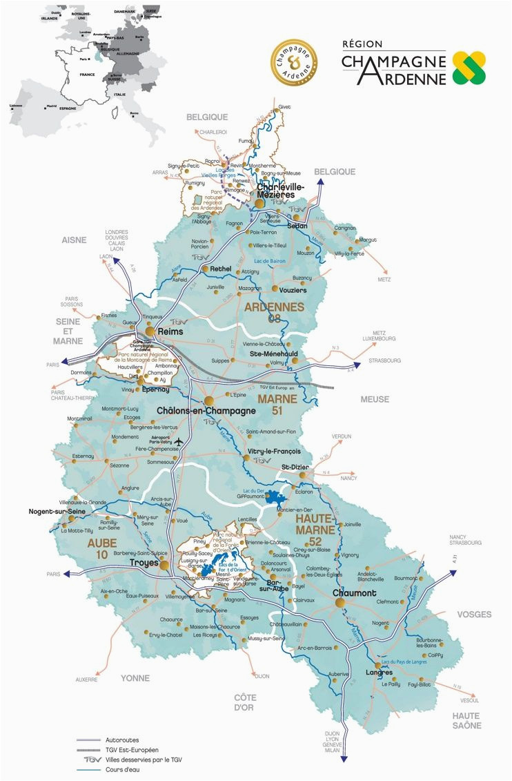 champagne ardenne road map france champagne ardenne in 2019