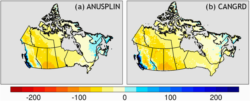 hess historical drought patterns over canada and their