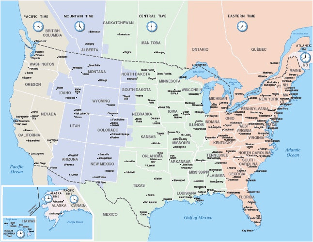 canada timezones a maps 2019