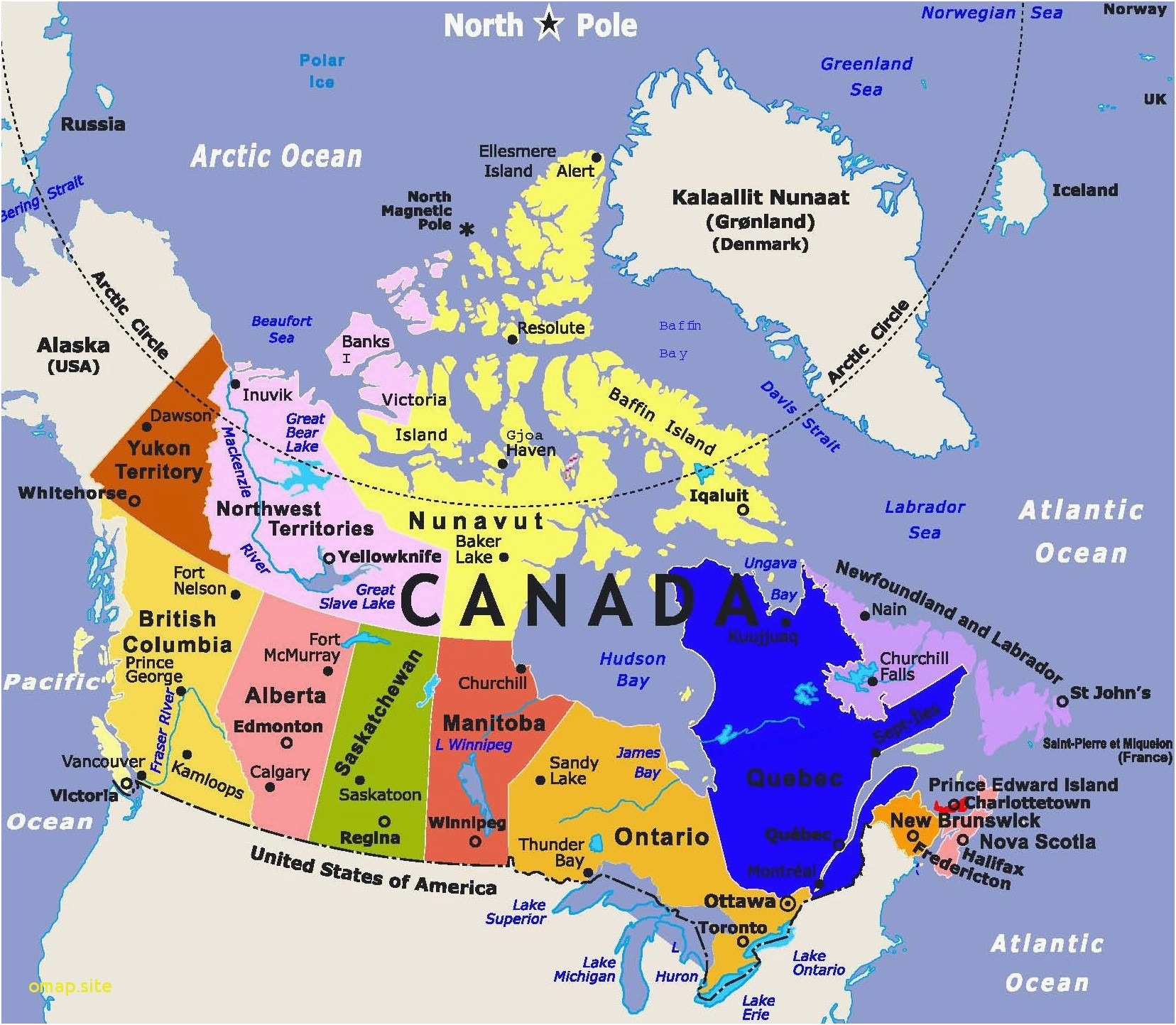 Edmonton Canada On Map