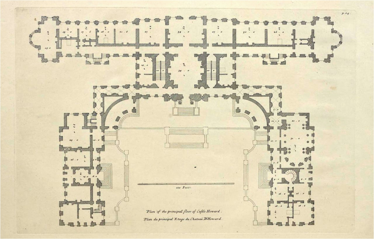 floor plan of castle howard england archi maps photo