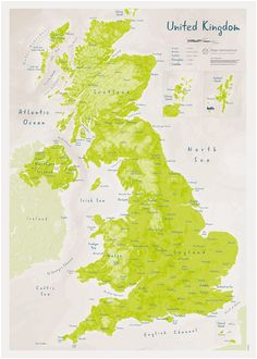 33 best british isles maps images in 2019 wall maps map