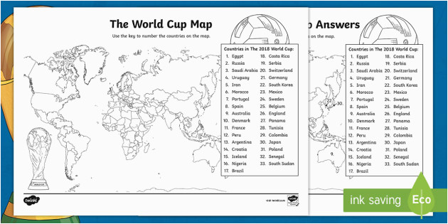 the world cup map worksheet the world cup map worksheet