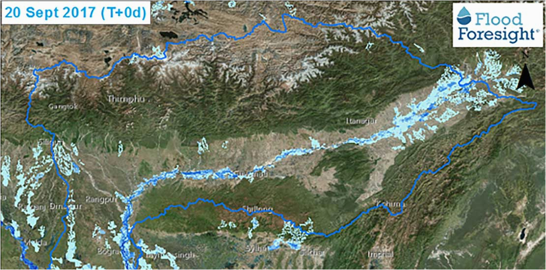 forecast flood inundation mapping catastrophic flood