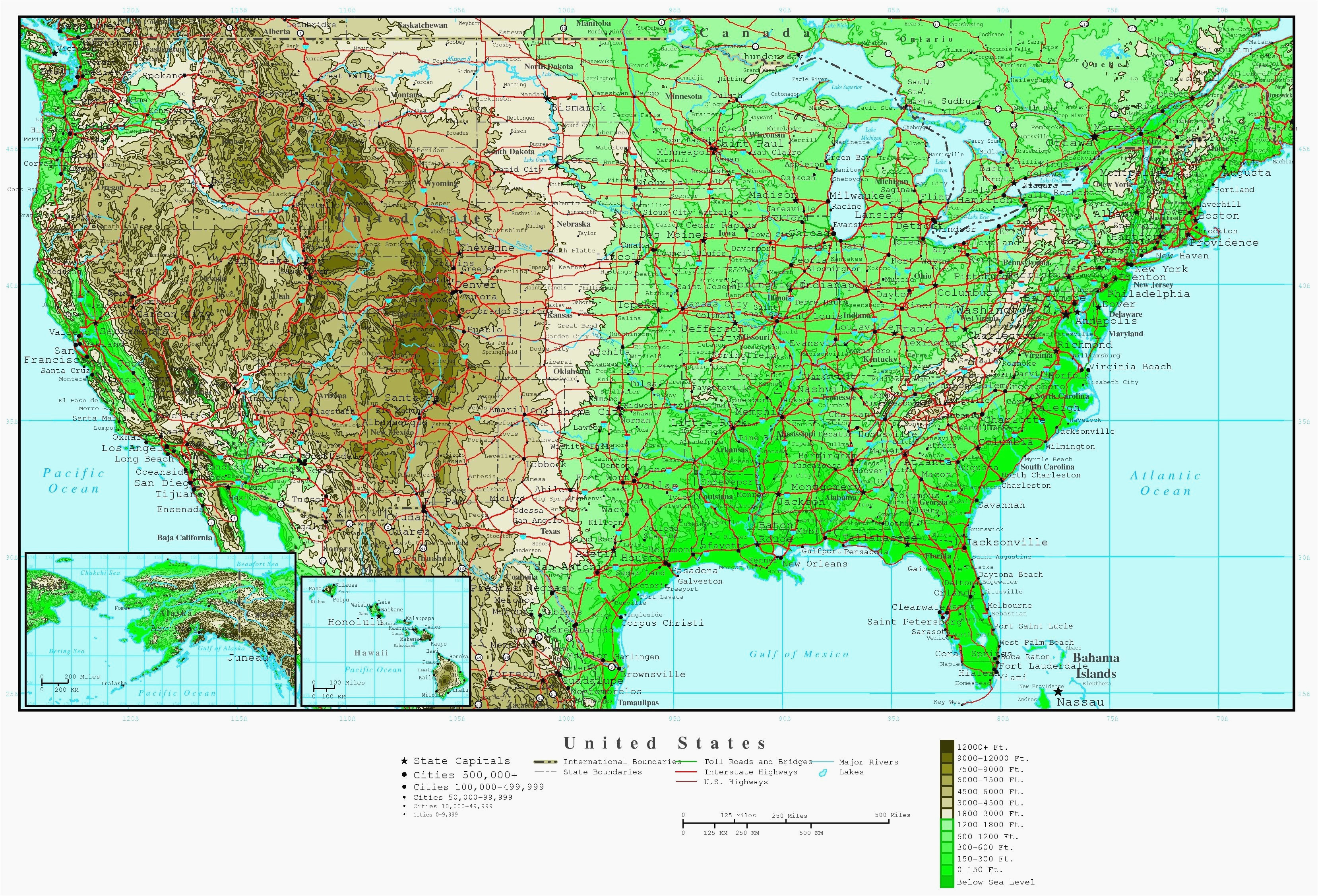 topographical map colorado us elevation road map fresh us terrain