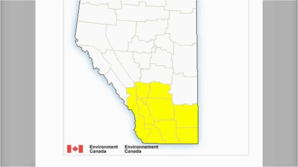 severe thunderstorm watches issued for most of southern alberta