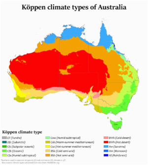 climate of australia facts for kids