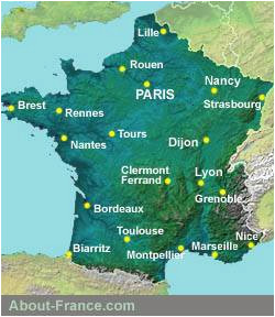 map of the rivers in france about france com