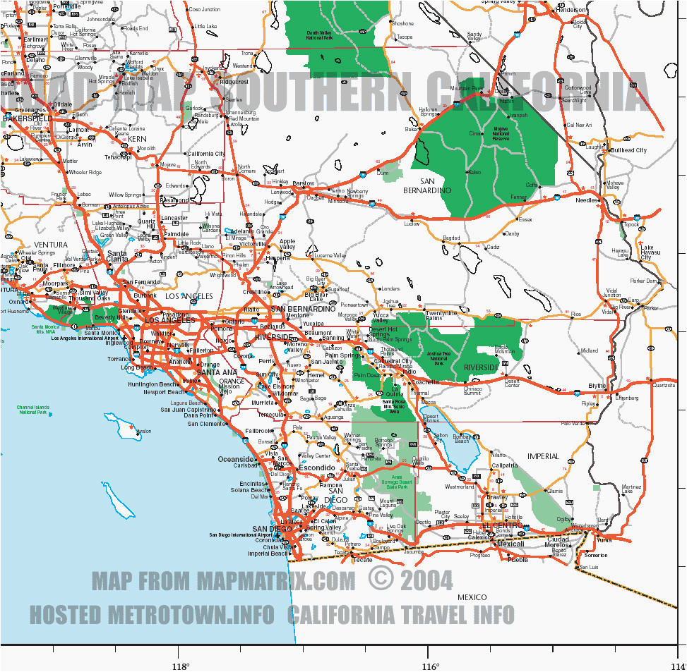 southern california map pdf secretmuseum