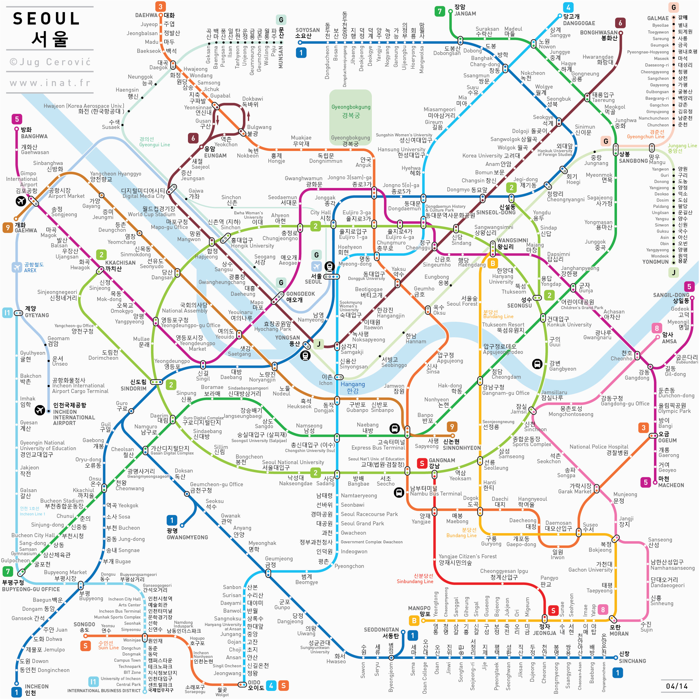 seoul metro subway map metro seoul map subway map map
