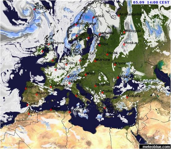 weather maps europe meteoblue