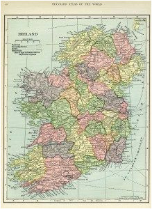 ireland map vintage map download antique map c s hammond