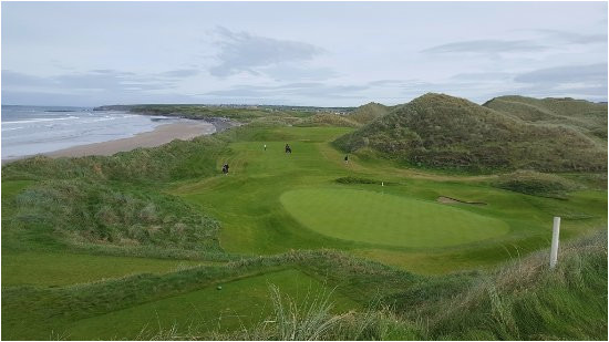 17th green on the old course at ballybunion golf club another