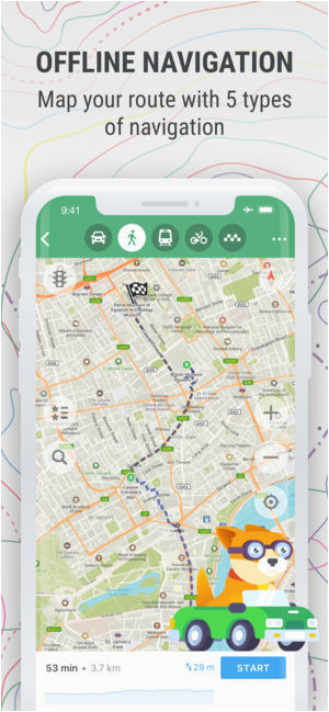 maps me offline map nav on the app store