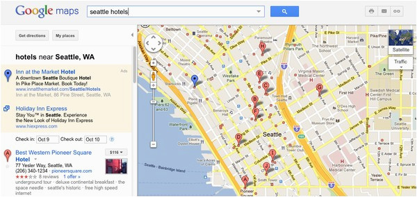 google maps sports new look feel search engine land