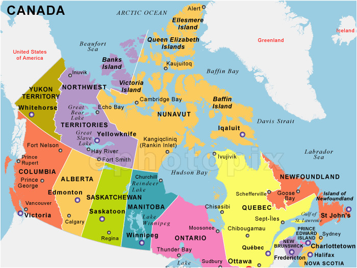 geography locating places in canada general interest maps in