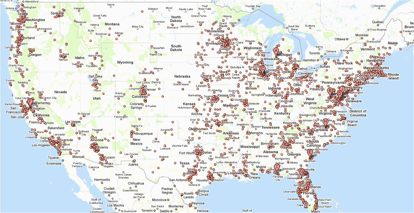 top 10 punto medio noticias google maps usa new york